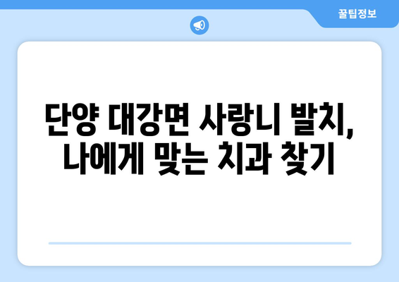 충청북도 단양군 대강면 사랑니 발치 치과 가격 비용 잘하는 곳 추천 BEST 10 비교 가이드