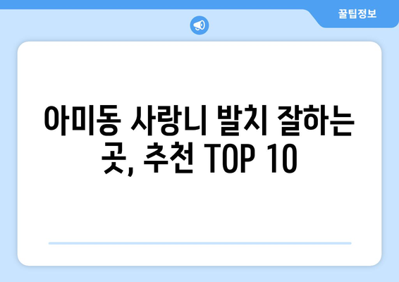 부산시 서구 아미동 사랑니 발치 치과 가격 비용 잘하는 곳 추천 BEST 10 비교 가이드