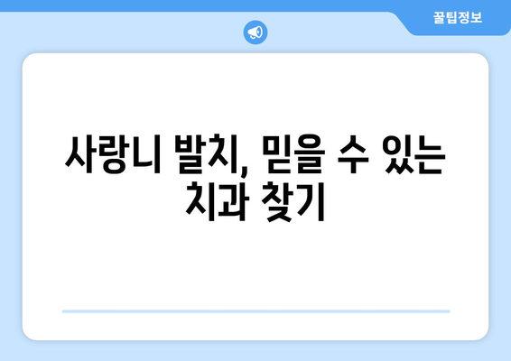 강원도 영월군 중동면 사랑니 발치 치과 가격 비용 잘하는 곳 추천 BEST 10 비교 가이드