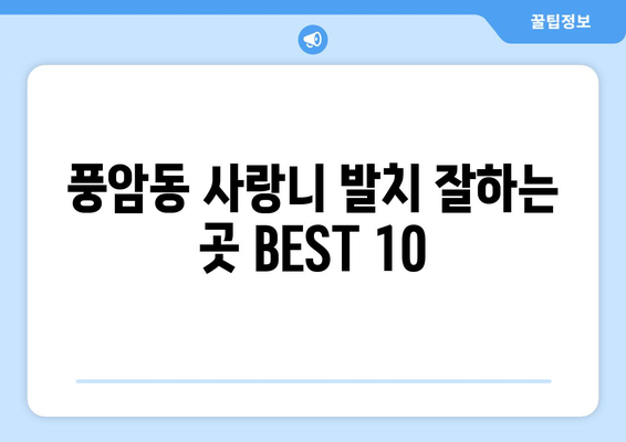 광주시 서구 풍암동 사랑니 발치 치과 가격 비용 잘하는 곳 추천 BEST 10 비교 가이드