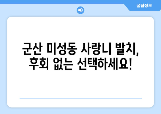 전라북도 군산시 미성동 사랑니 발치 치과 가격 비용 잘하는 곳 추천 BEST 10 비교 가이드