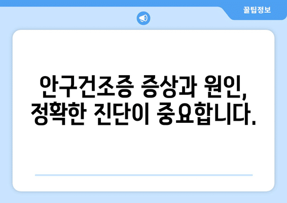강원도 정선군 여량면 안구건조증 안과 추천 잘하는 곳 총정리