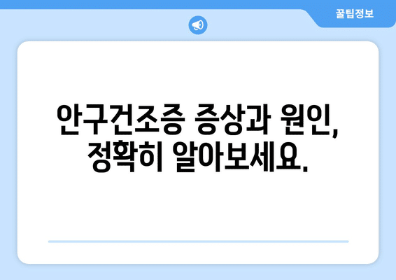 전라북도 순창군 동계면 안구건조증 안과 추천 잘하는 곳 총정리