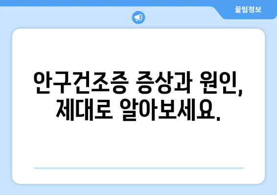 인천시 미추홀구 용현2동 안구건조증 안과 추천 잘하는 곳 총정리